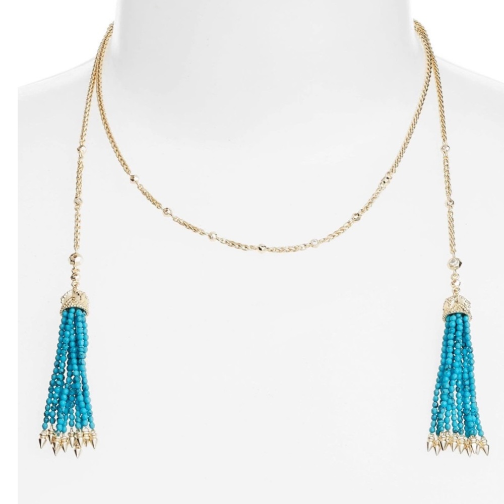 Kendra Scott Monique Tassel Necklace, NWT